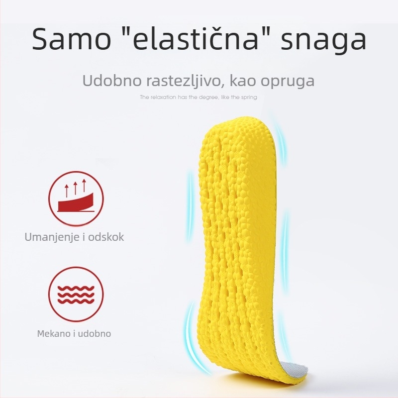 PU podizna uložak za cipele — prozračan, odvodi vlagu; mekano podizanje; model K028 dvostruka tkanina; pogodno za tenisice, kožne cipele, čizme i casual obuća