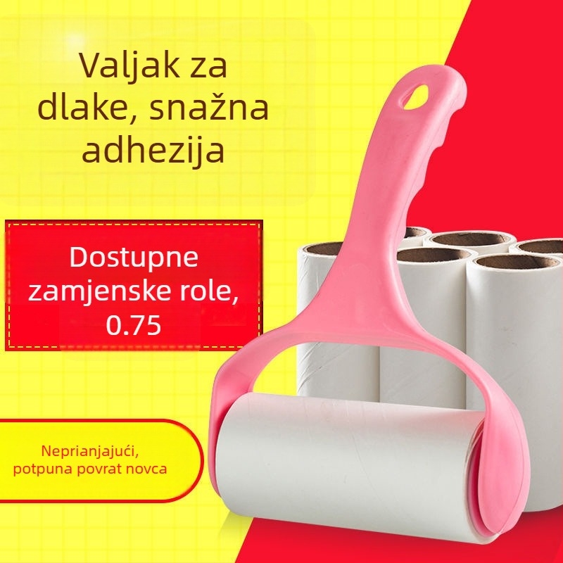 Plastična ljepljiva rolna za uklanjanje dlaka – rola za dlake, moderni minimalistički dizajn, mogućnost privatne oznake