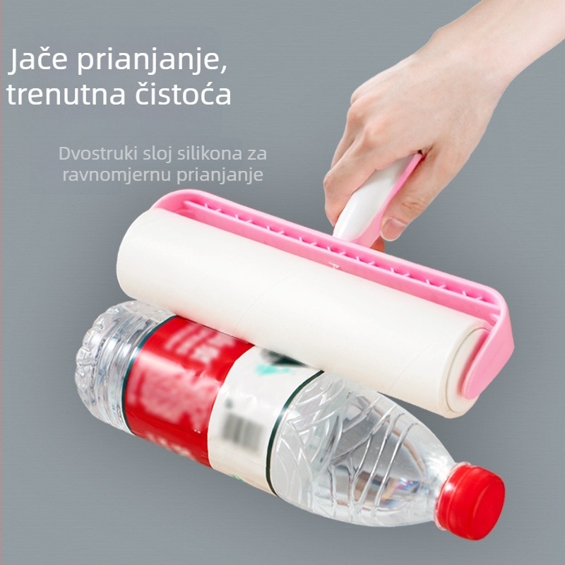 Ljepljivi valjak za dlake kućnih ljubimaca — Materijal: silikonski bijeli papir; ljepilo na bazi topljivog otapala; Marka: Man Jieli; Kategorija: ljepilni valjak za dlake