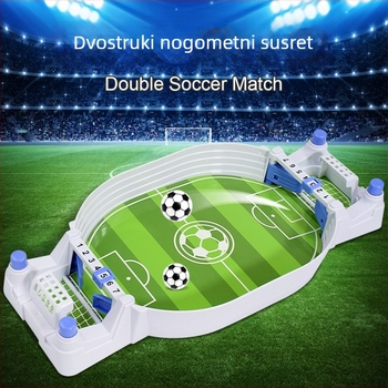 Dječji stolni nogomet – dvoboj za dva igrača, interaktivna igra roditelj-dijete, razvija koordinaciju ruka-oko, plastična konstrukcija, za uzrast 4–6 godina