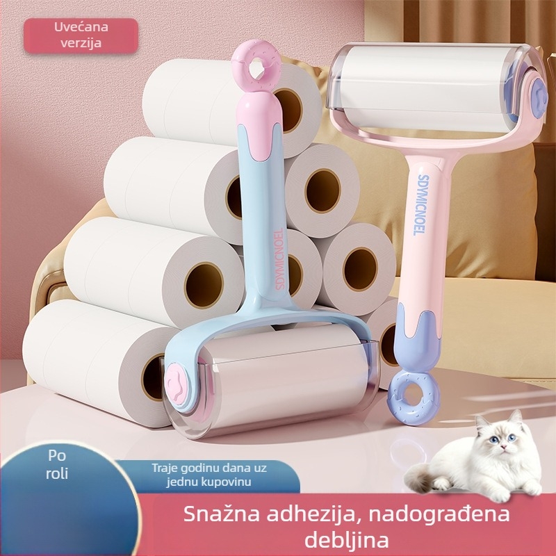 Ljepljivi valjak za odjeću – Uklanjanje dlaka, plastično tijelo, vlasita marka, bez uvoza
