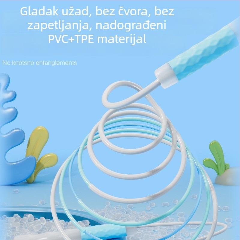 Skakački konopac, podesivi, PU materijal, za djecu i učenike