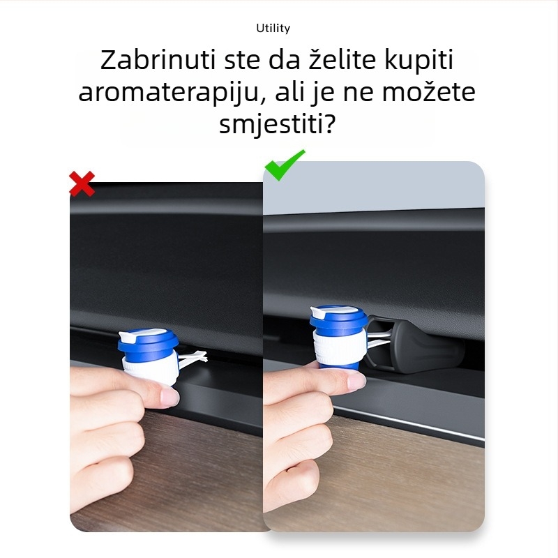Adapter nosača ventila za Tesla Model Y/3 — ABS, Snap-on ugradnja, kompatibilno s instrument pločom, model TSL1585