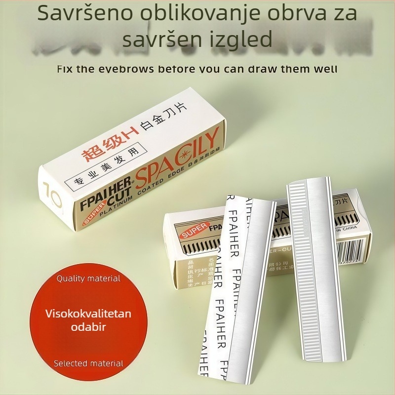 Brijač za obrve za žene – Tiger Secretary nehrđajući čelik, brijač i trimer za obrve