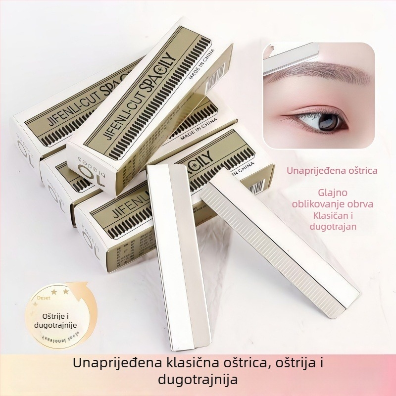 Brijač za obrve za žene – Tiger Secretary nehrđajući čelik, brijač i trimer za obrve