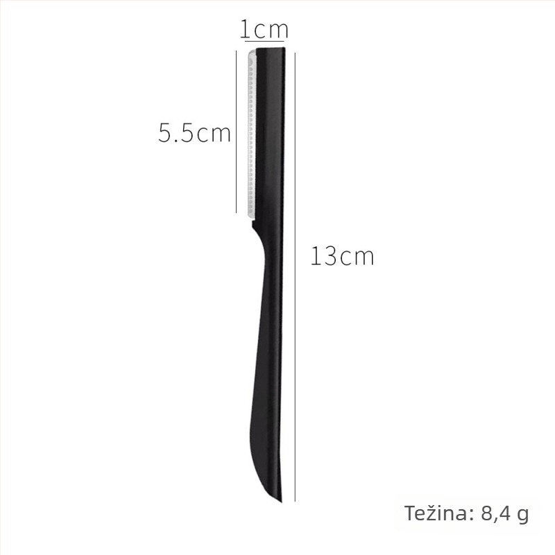 Muški trimer za obrve i lice, s mikro-mrežom, sigurnog tipa, nehrđajući čelik, za svakodnevnu uporabu