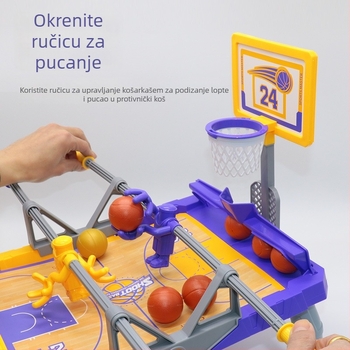 Plastična stolna igra za dva igrača s gađanjem – edukativna unutarnja sportska igra za djecu 7–14 godina