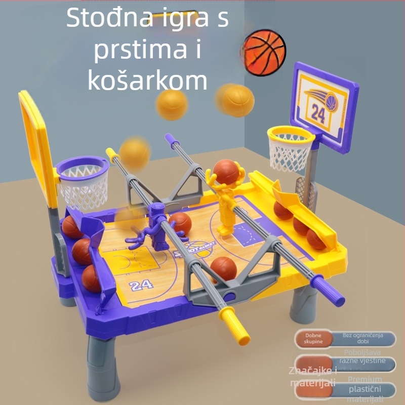 Plastična stolna igra za dva igrača s gađanjem – edukativna unutarnja sportska igra za djecu 7–14 godina