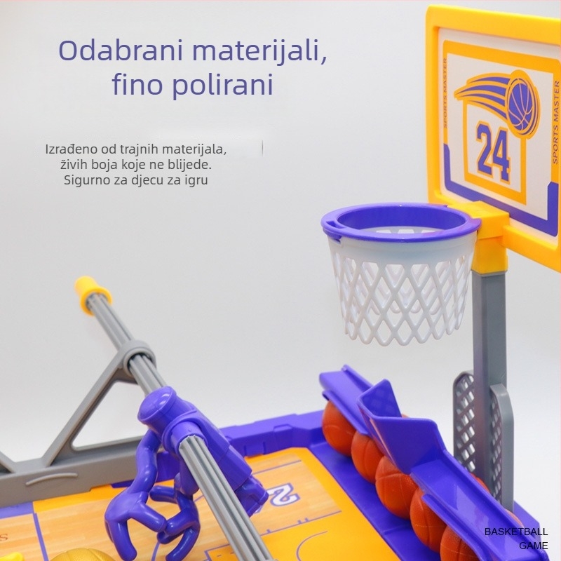 Plastična stolna igra za dva igrača s gađanjem – edukativna unutarnja sportska igra za djecu 7–14 godina
