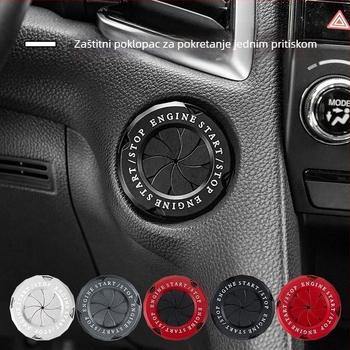 Zaštitni poklop za rupu za ključ s rotacijom – aktivacija jednim gumbom, metalna konstrukcija, prilagodba obrade, ispis logotipa