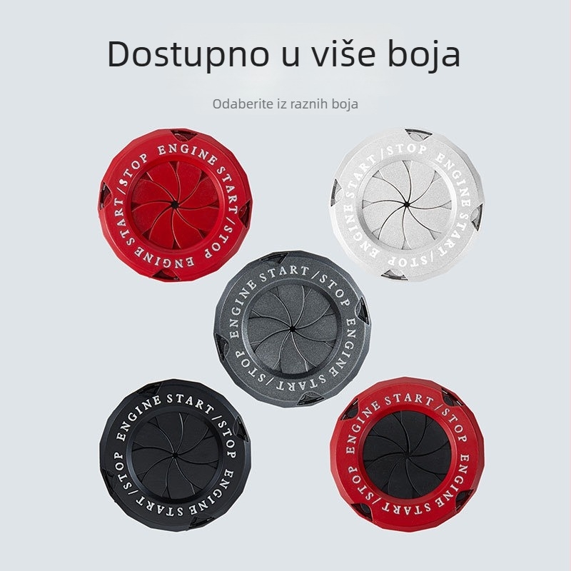 Zaštitni poklop za rupu za ključ s rotacijom – aktivacija jednim gumbom, metalna konstrukcija, prilagodba obrade, ispis logotipa