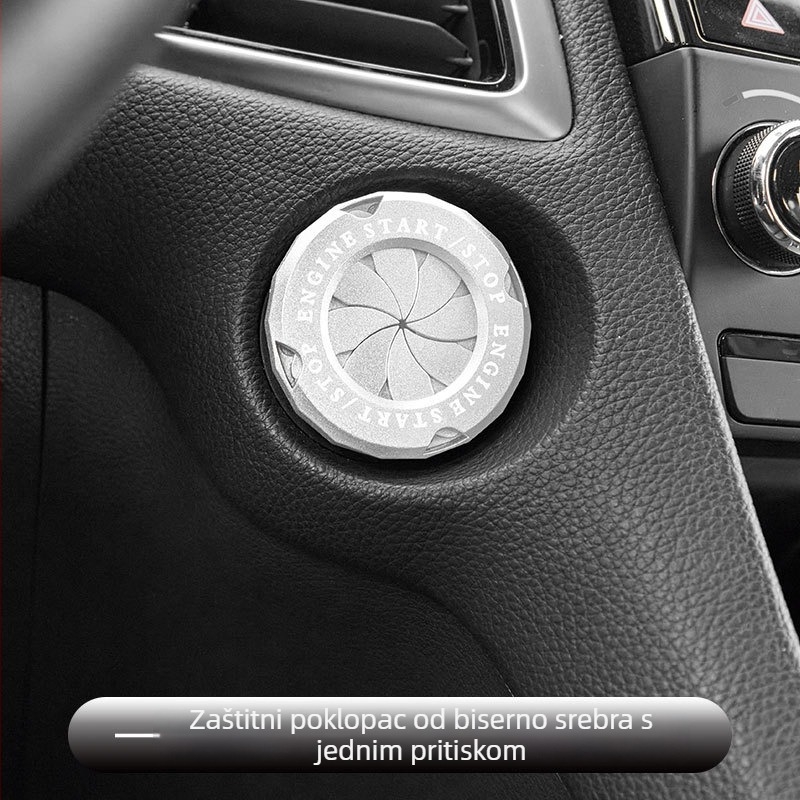 Zaštitni poklop za rupu za ključ s rotacijom – aktivacija jednim gumbom, metalna konstrukcija, prilagodba obrade, ispis logotipa