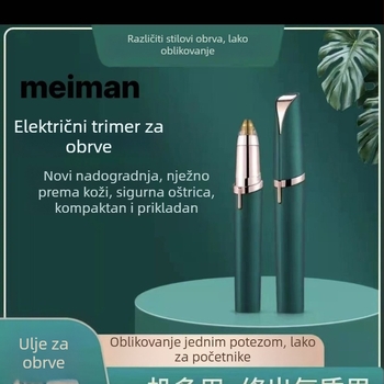 Meiman Električni Trimer Za Obrve – Olovka Stil, Sklopiv, USB Napajanje, ABS Kućište, 72 g