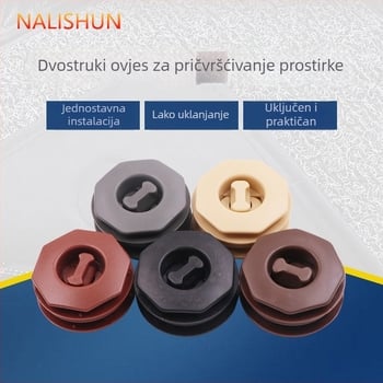 ABS automobilska podna podloga, dvostruki sloj, kabelski prstenac za učvršćivanje, protuklizni kopčasti zatvarač, stražnji red