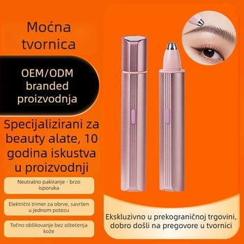 Električni trimer za obrve – oblikovanje obrva, USB punjivi, ABS, 80 g