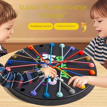 Obiteljska edukativna društvena igra za razvoj zapažanja, prostornog maštanja i logičkog razmišljanja; plastična konstrukcija, za unutarnju upotrebu, od 6 godina nadalje