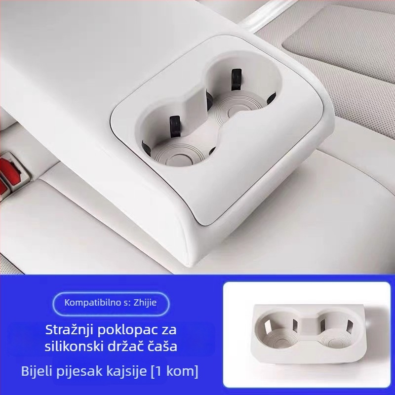 Silikonska podloga za središnju konzolu — Zhijie R7-central water coaster, unutarnji dodaci, ugradnja klikom