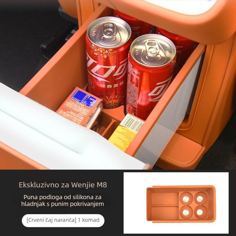 Silikonska unutarnja podloga za središnju konzolu Wenjie M8 – Marka Control ze, Model Wenjie M8 all-inclusive silicone mat, Materijal silikon, Ugradnja snap-on