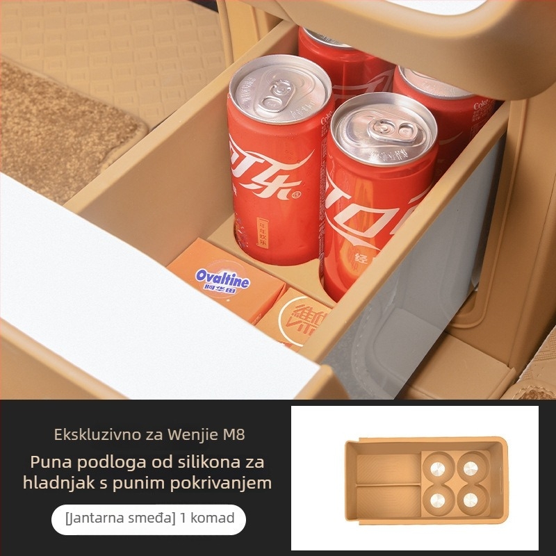 Silikonska unutarnja podloga za središnju konzolu Wenjie M8 – Marka Control ze, Model Wenjie M8 all-inclusive silicone mat, Materijal silikon, Ugradnja snap-on