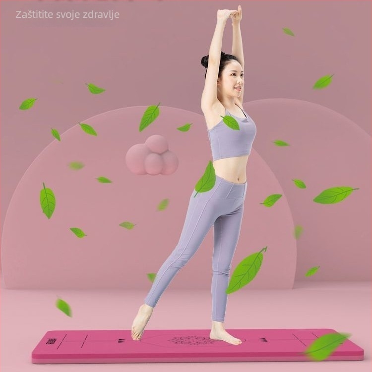 Joga prostirka EVA, geometrijski uzorak, debljina 6 mm, pogodna za fitness i oblikovanje tijela, težina 1000 g