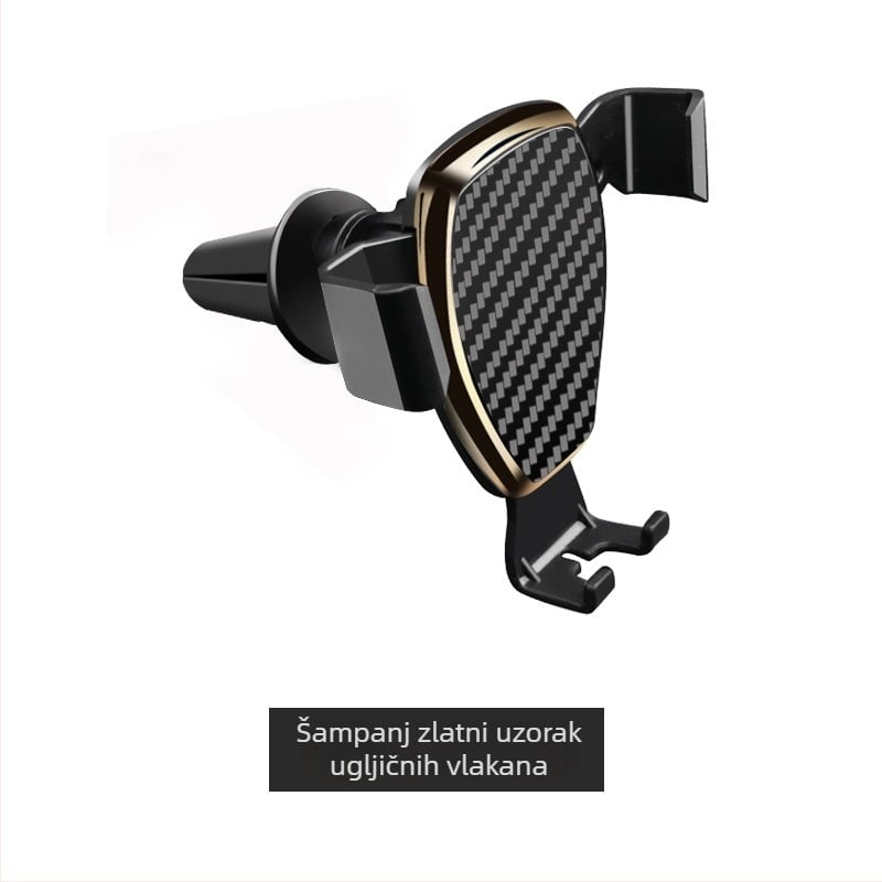 LW-923 Držač za telefon u automobilu s gravitacijskim mehanizmom – univerzalni nosač za ventilaciju, ABS, marka Shun Wei, otisnut logo, licencirana privatna oznaka