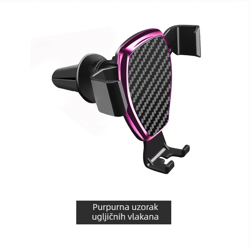 LW-923 Držač za telefon u automobilu s gravitacijskim mehanizmom – univerzalni nosač za ventilaciju, ABS, marka Shun Wei, otisnut logo, licencirana privatna oznaka