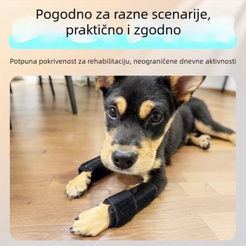Ortezna šina za šape pasa i mačaka — zaštita zglobova, korekcija šapa i udova, vanjska fiksacija prednjih i stražnjih udova