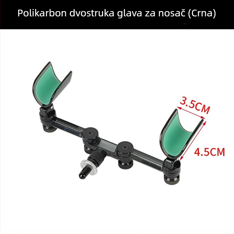 Držač za dvije štapiće s dvostrukim tornjem nosača, stražnje viseće sklapanje rog završava, automatsko vraćanje, svijetleći dvostruki glava