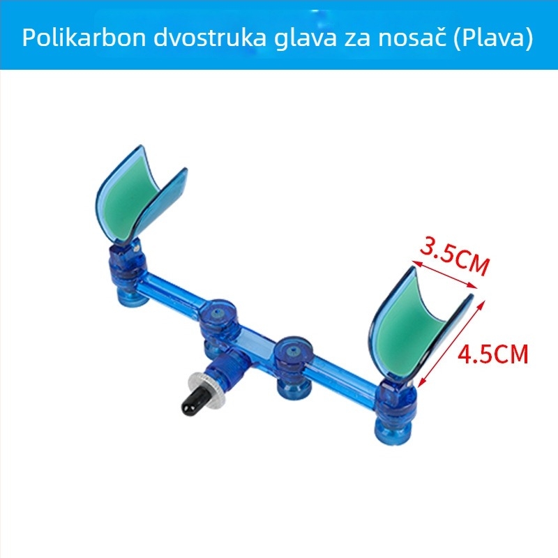 Držač za dvije štapiće s dvostrukim tornjem nosača, stražnje viseće sklapanje rog završava, automatsko vraćanje, svijetleći dvostruki glava