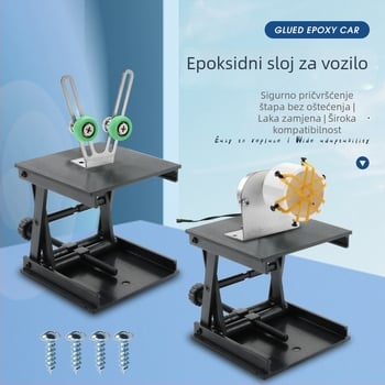 Stroj za nanošenje epoksidne smole na štapove za ribolov i navijanje vodičnog prstena, DIY rotirajući štap – Gujing