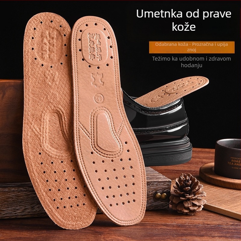 Uložci za cipele od teleće kože, prozračni, potpuno podstavljeni (Model 1001; Cijeli ulošci; Unisex; Sve sezone)