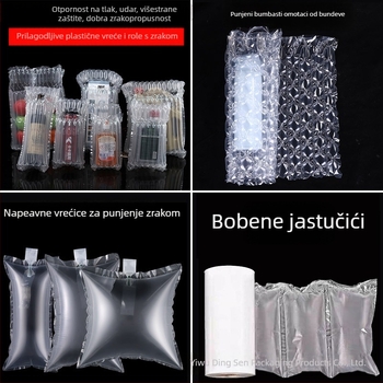 Mjehurićasta zaštitna vreća za ekspresno pakiranje — ublažava udarce, otporna na pad, napuhuje se