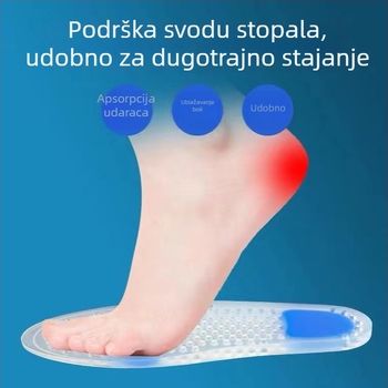 TX-S71 silikon ulošak za sport – povećanje visine, potpuno ulošak, unisex