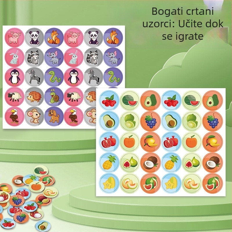 Igra za dvoje: Flip Chess puzzle – Edukativna društvena igra za roditelje i djecu, plastična, razvija logiku i koordinaciju ruka-oko