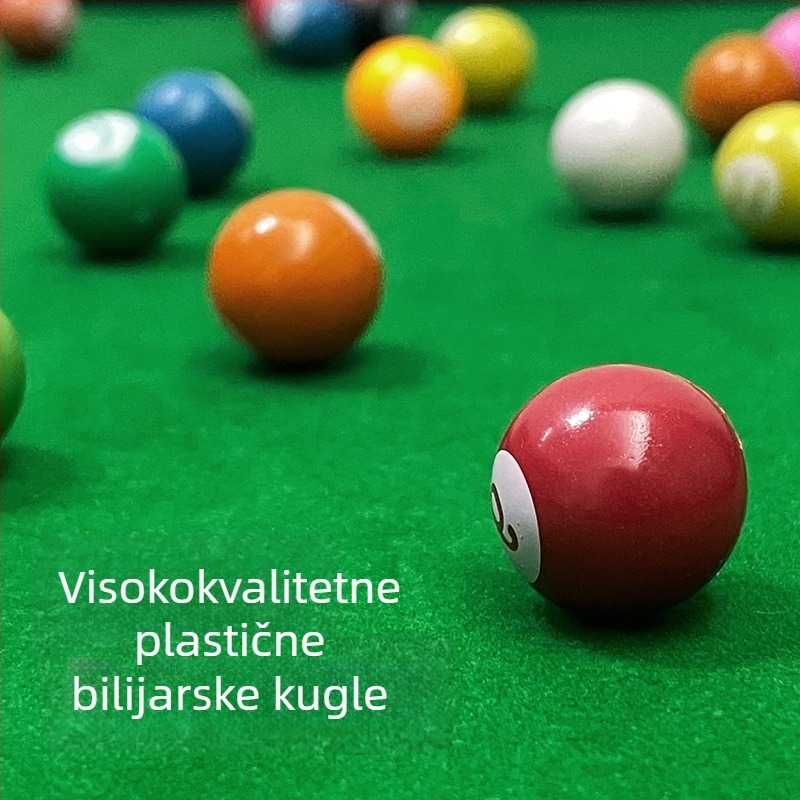 Mini unutarnji stolni biliard za djecu – interaktivna obrazovna igra za roditelje i djecu, razvija koordinaciju ruka-oko i kognitivne vještine (plastična konstrukcija)
