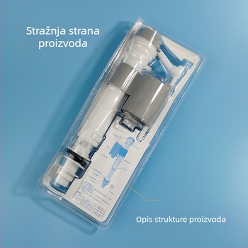 Ulazni ventil za spremnik toaleta, plastični, ručno upravljanje