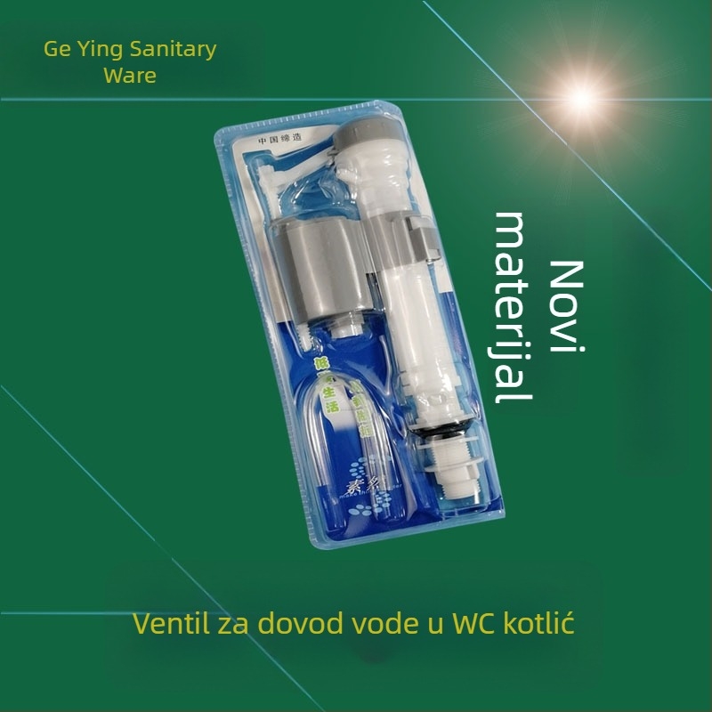 Ulazni ventil za spremnik toaleta, plastični, ručno upravljanje