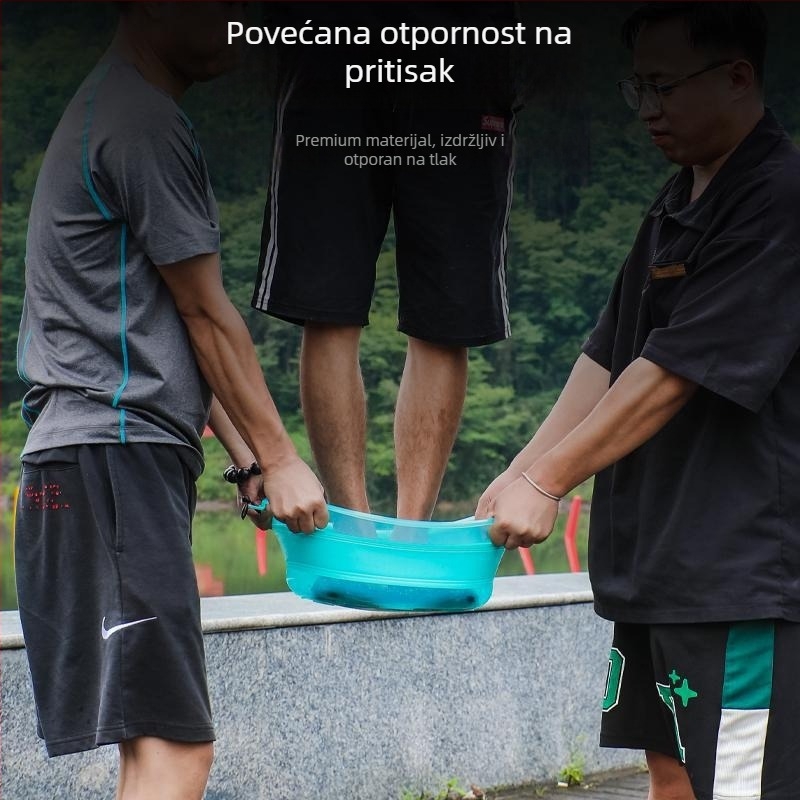 Camper Sklopiva posuda za mamce za kampiranje, čvrst ABS materijal, prijenosna magnetska posuda za mamce
