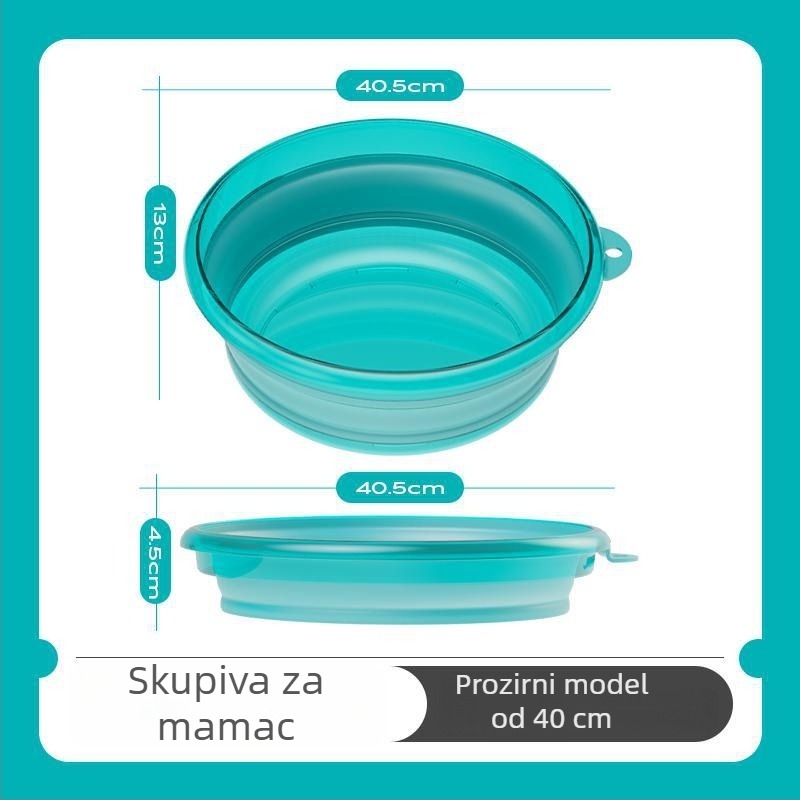 Camper Sklopiva posuda za mamce za kampiranje, čvrst ABS materijal, prijenosna magnetska posuda za mamce