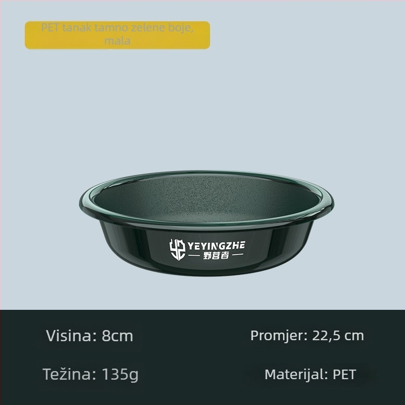 Camper Sklopiva posuda za mamce za kampiranje, čvrst ABS materijal, prijenosna magnetska posuda za mamce