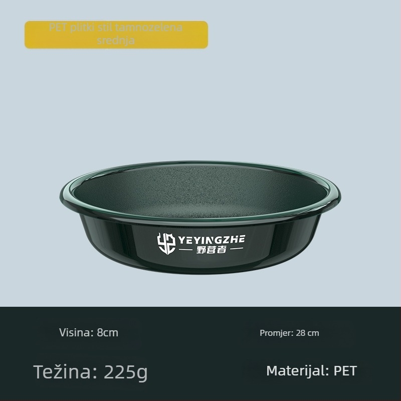 Camper Sklopiva posuda za mamce za kampiranje, čvrst ABS materijal, prijenosna magnetska posuda za mamce