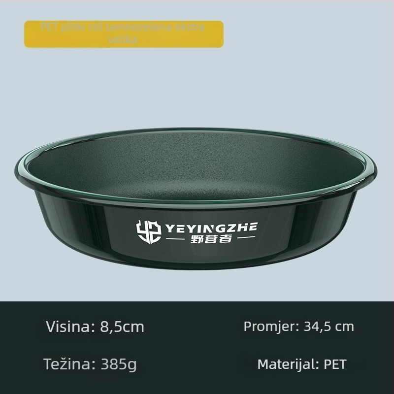 Camper Sklopiva posuda za mamce za kampiranje, čvrst ABS materijal, prijenosna magnetska posuda za mamce