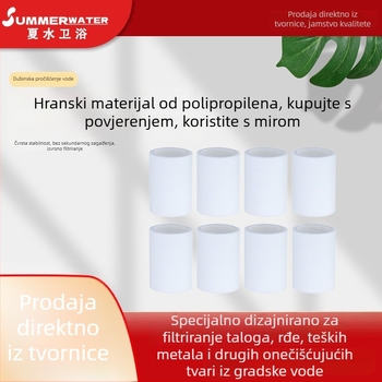 Proširivač za slavinu s okretljivim spojem i PP filtrom od pamuka, univerzalna kompatibilnost, moderni minimalistički dizajn