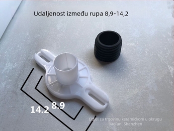 Stenski spoj za urinarnu, plastični, Day branda, za zidnu instalaciju urinala, moderan jednostavan stil