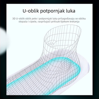 EVA ulošci za povećanje visine, unisex, cijela uloška, model Increased height-601
