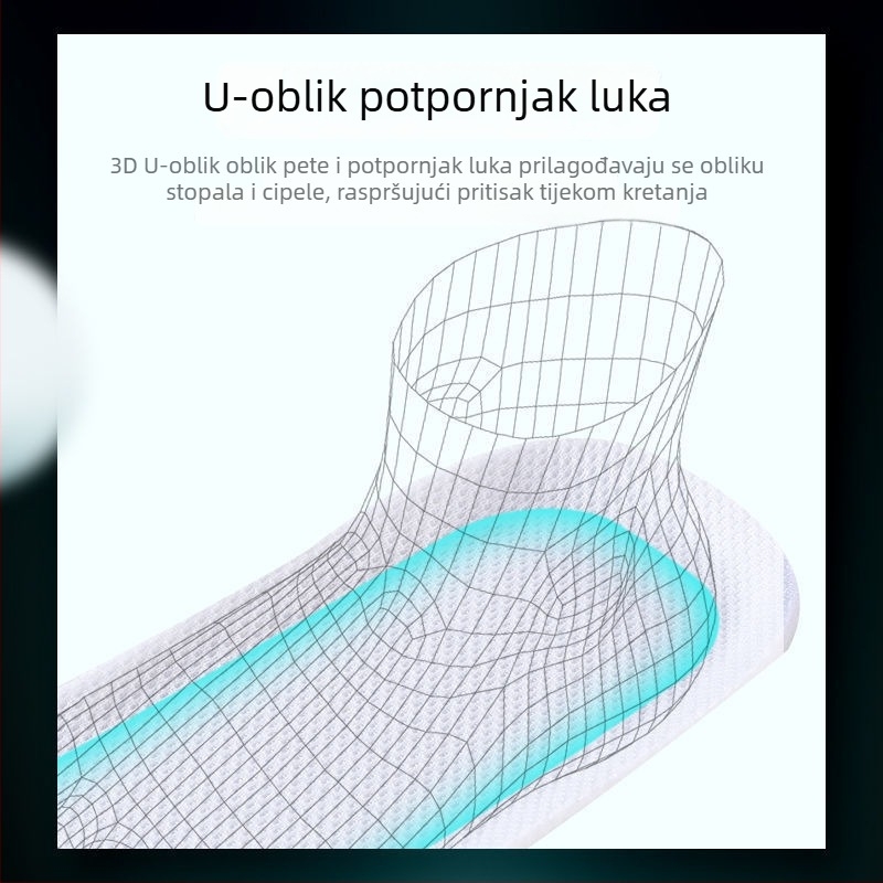 EVA ulošci za povećanje visine, unisex, cijela uloška, model Increased height-601
