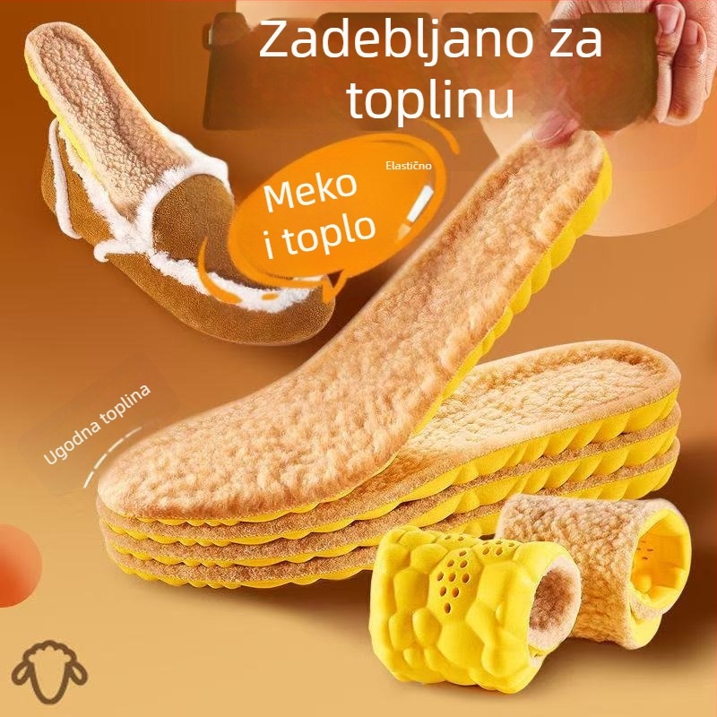 PU ulošak za obuću – cijela dužina s flisom, upija znoj, zimska uporaba