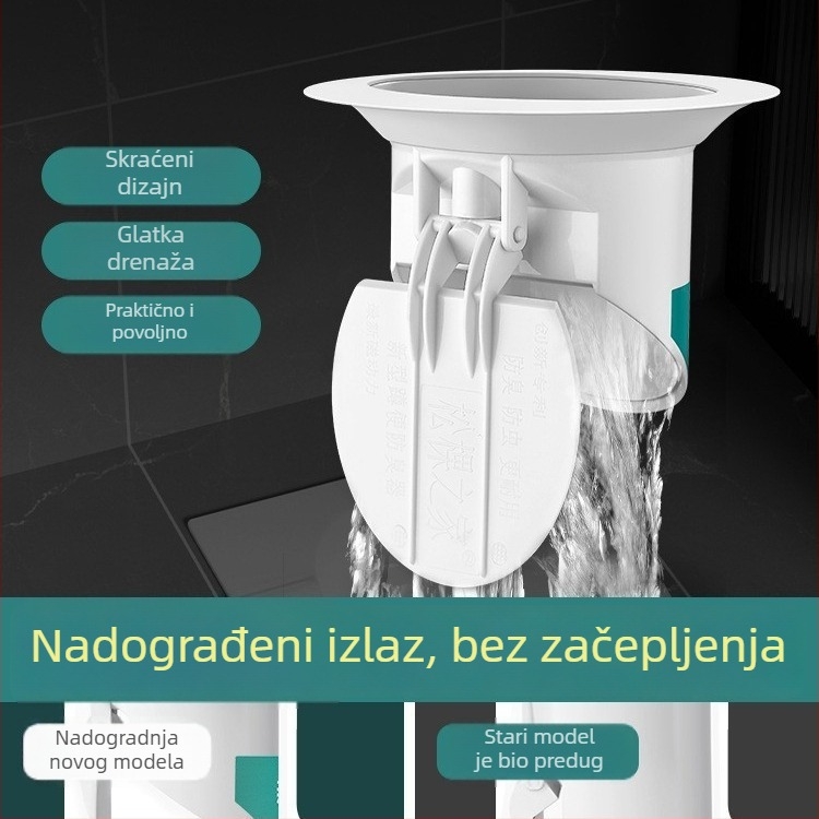 Dezodorans za squat WC, blokiranje mirisa, ABS materijal, CE certifikat, mehanizam ispiranja