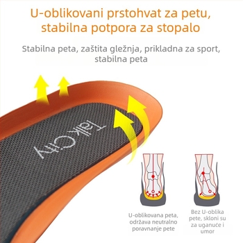 Uložak za tenisice EVA – memorijski ulošak, cijeli ulošak, unisex, veličine 35–46