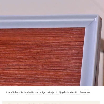 Samoljepljiva vodootporna traka za ploču, umivaonik i kupaonicu — silikon, moderni minimalistički stil, protiv plijesni